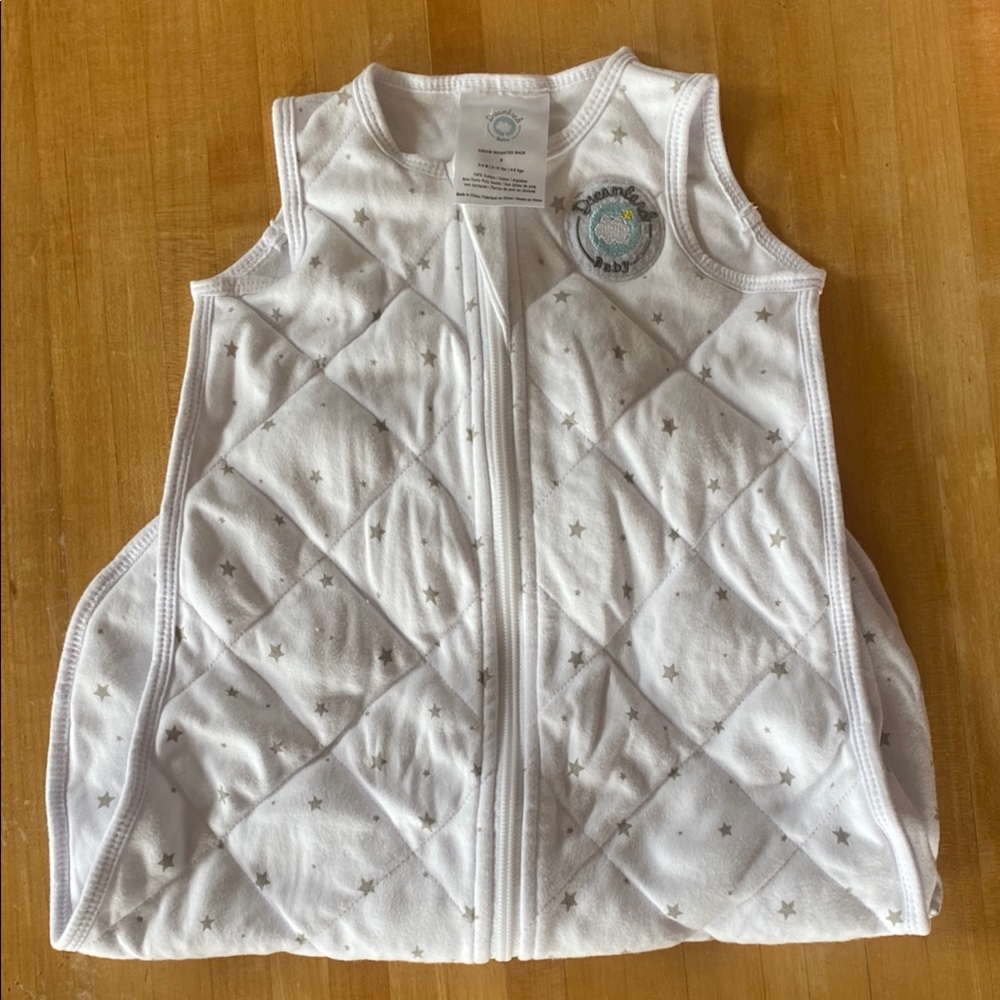 Dreamland Baby - Weighted White Quilted Baby Sleep Sack